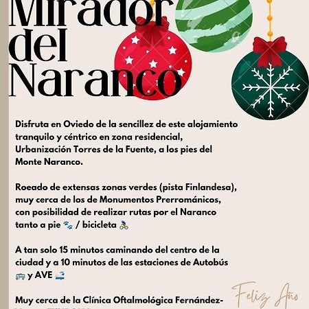 Atico Mirador Del Naranco, Parking Gratuito, Wifi, Zona Residencial Leilighet Oviedo Eksteriør bilde